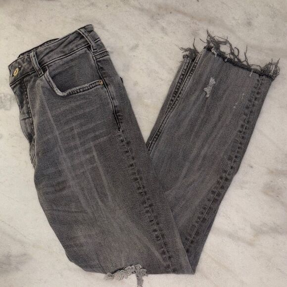 Pilcro High-Rise Vintage Straight Jeans in Carbon - Picture 5 of 5